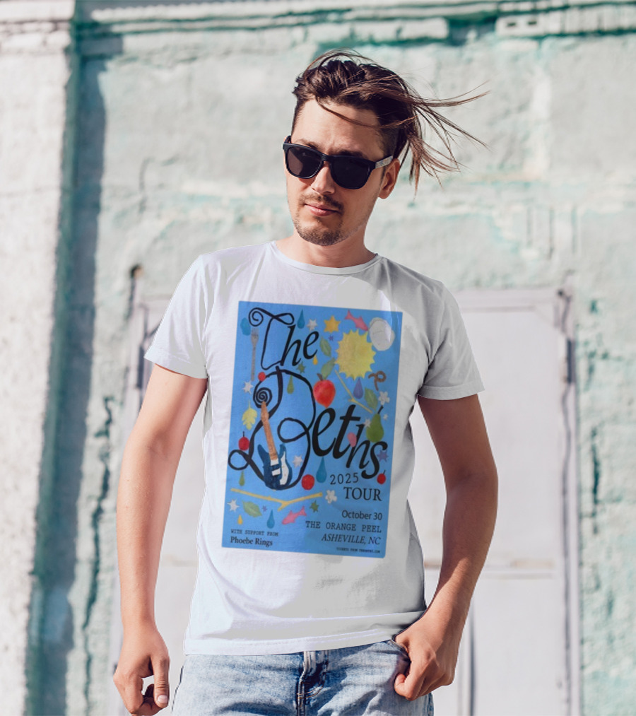The Beths Tour 2025 The Orange Peel Asheville NC October 30 With Phoebe Rings T-Shirt