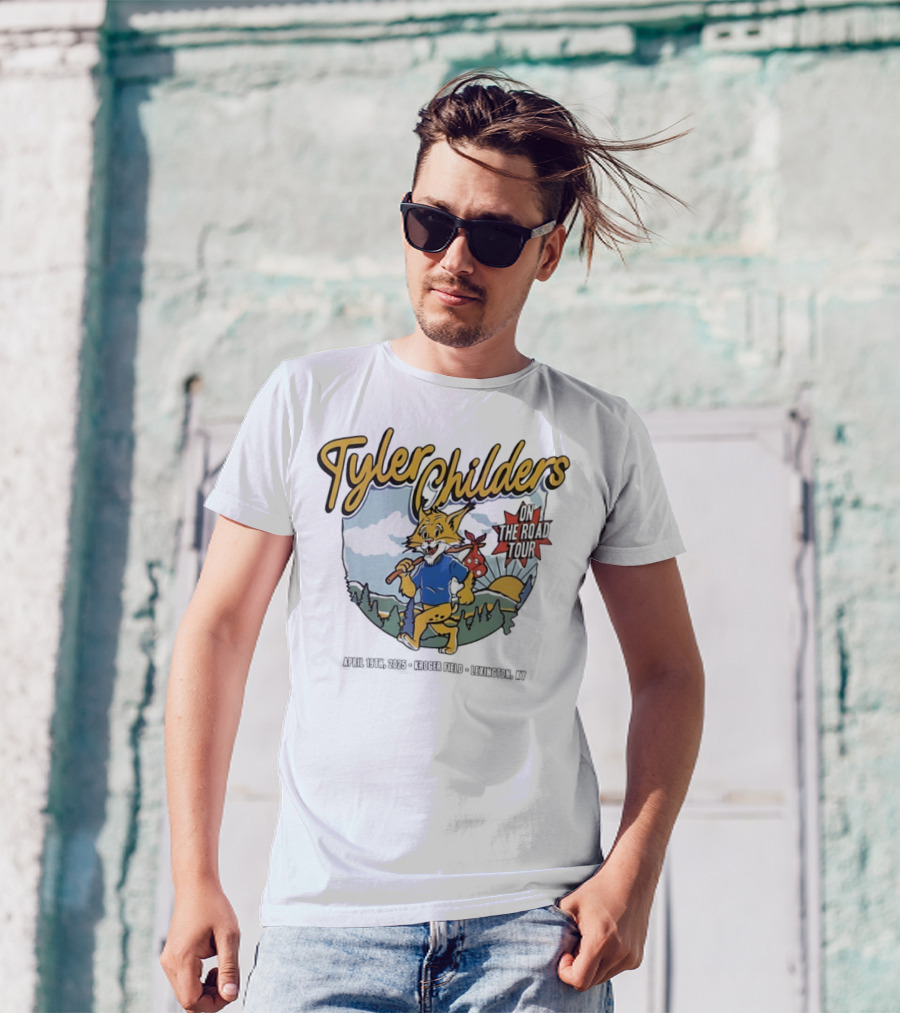 Tyler Childers Wildcat On The Road Tour Forest Sunrise Scene T-Shirt