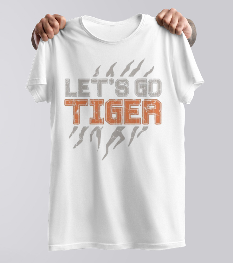 Cincinnati Bengals Let's Go Tiger Stripes T-Shirt