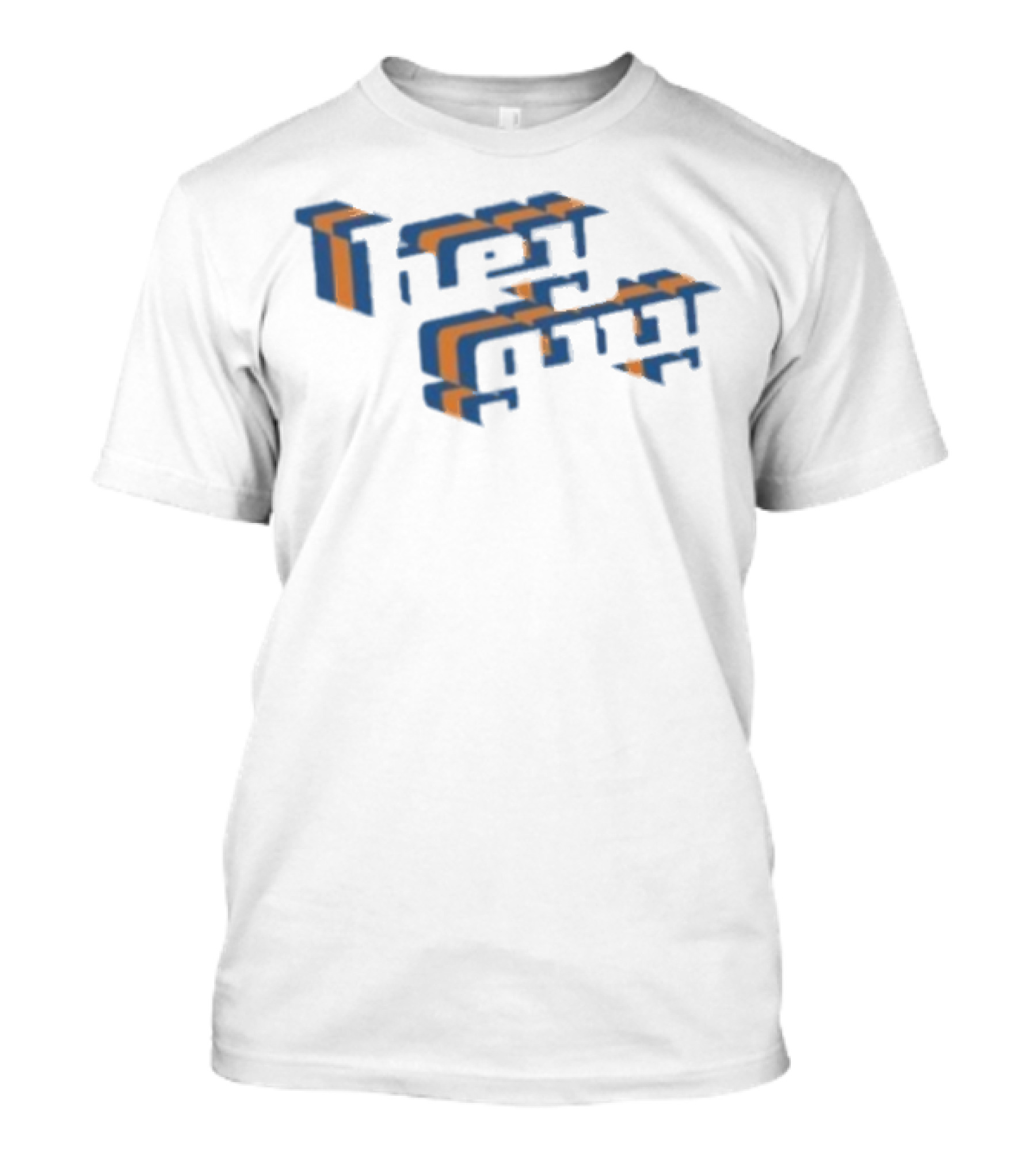 Drew Gooden Hey Guy Text Retro 3D Style T-Shirt