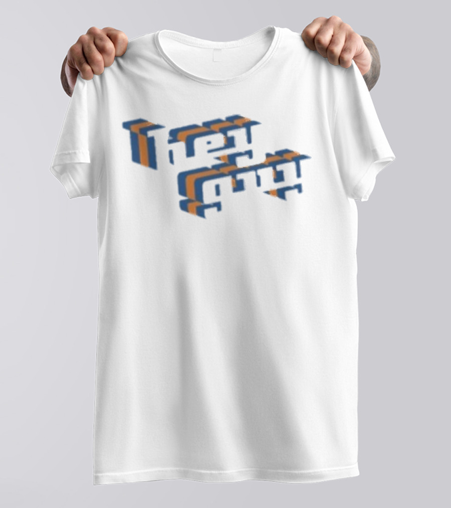 Drew Gooden Hey Guy Text Retro 3D Style T-Shirt