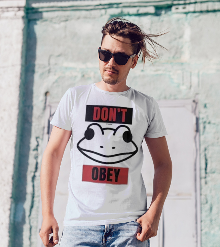 Don’t Obey Frog Resistance Portland T-Shirt