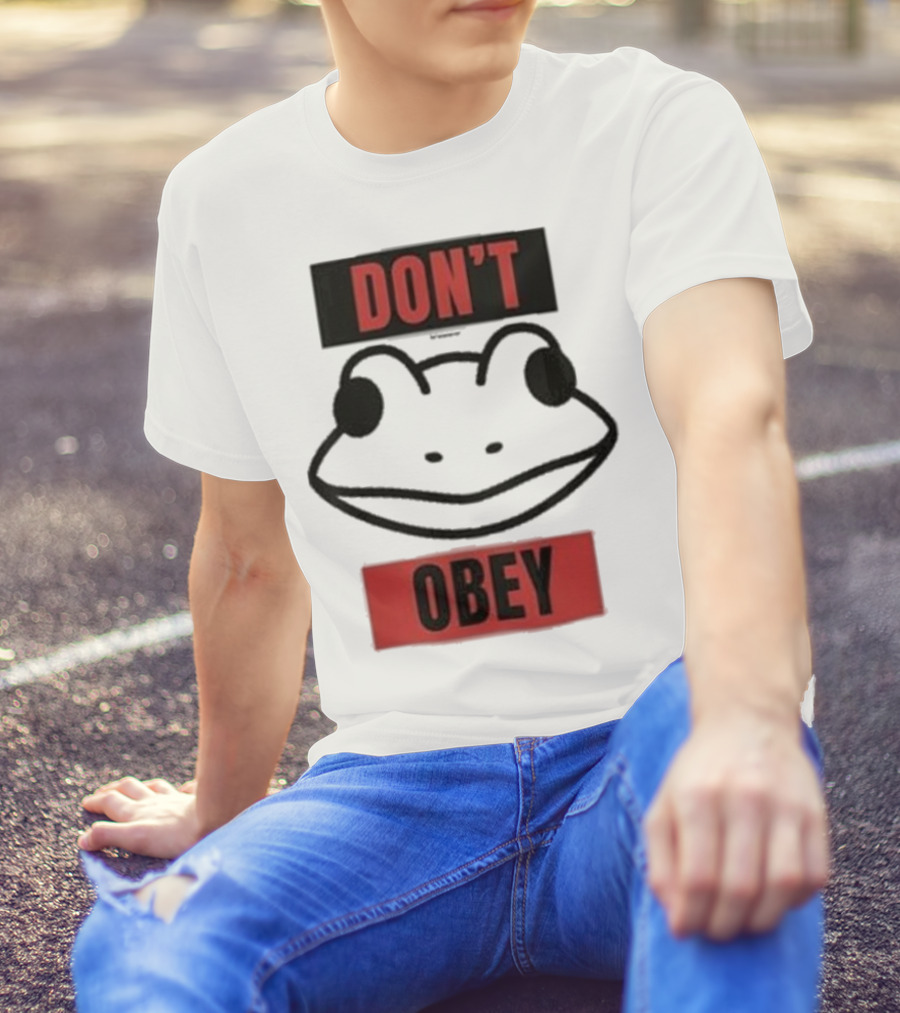 Don’t Obey Frog Resistance Portland T-Shirt