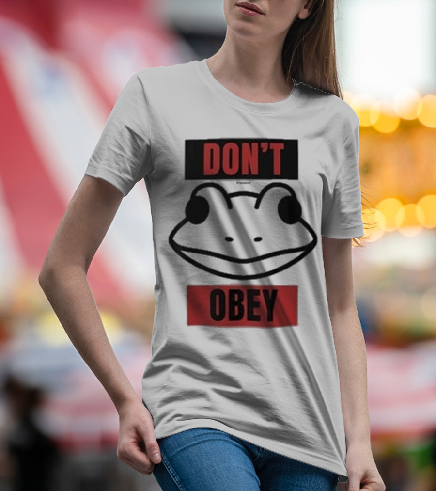Don’t Obey Frog Resistance Portland T-Shirt