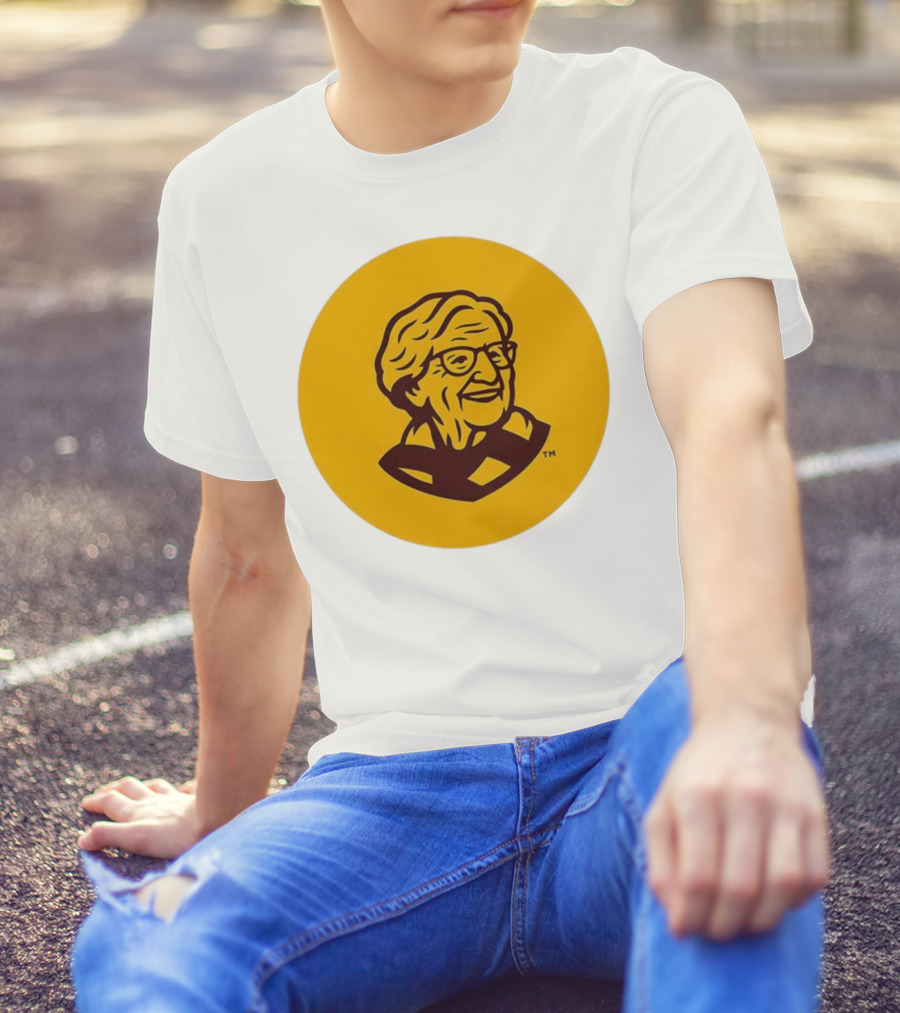 Loyola Chicago Sister Jean Trademark Icon Yellow T-Shirt