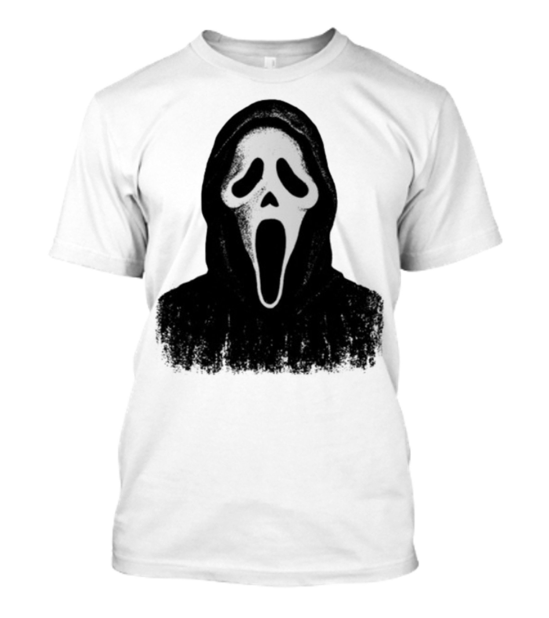 Monster Fresh Blank Ghostface Iconic Mask T-Shirt