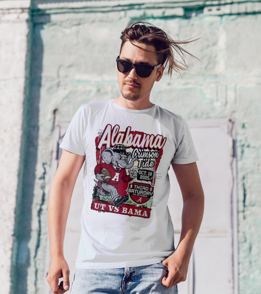 Alabama Crimson Tide UT Vs Bama October 18 2025 Third Saturday T-Shirt