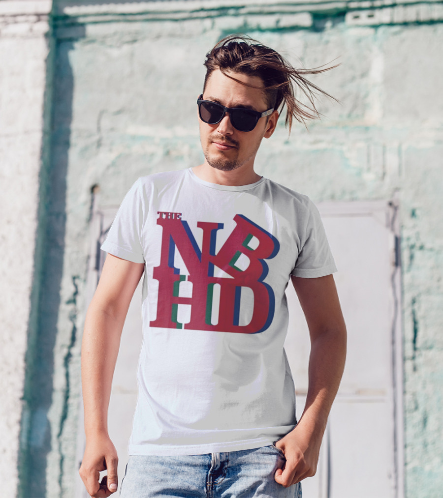 The Neighbourhood NBHD Text Layered Style T-Shirt