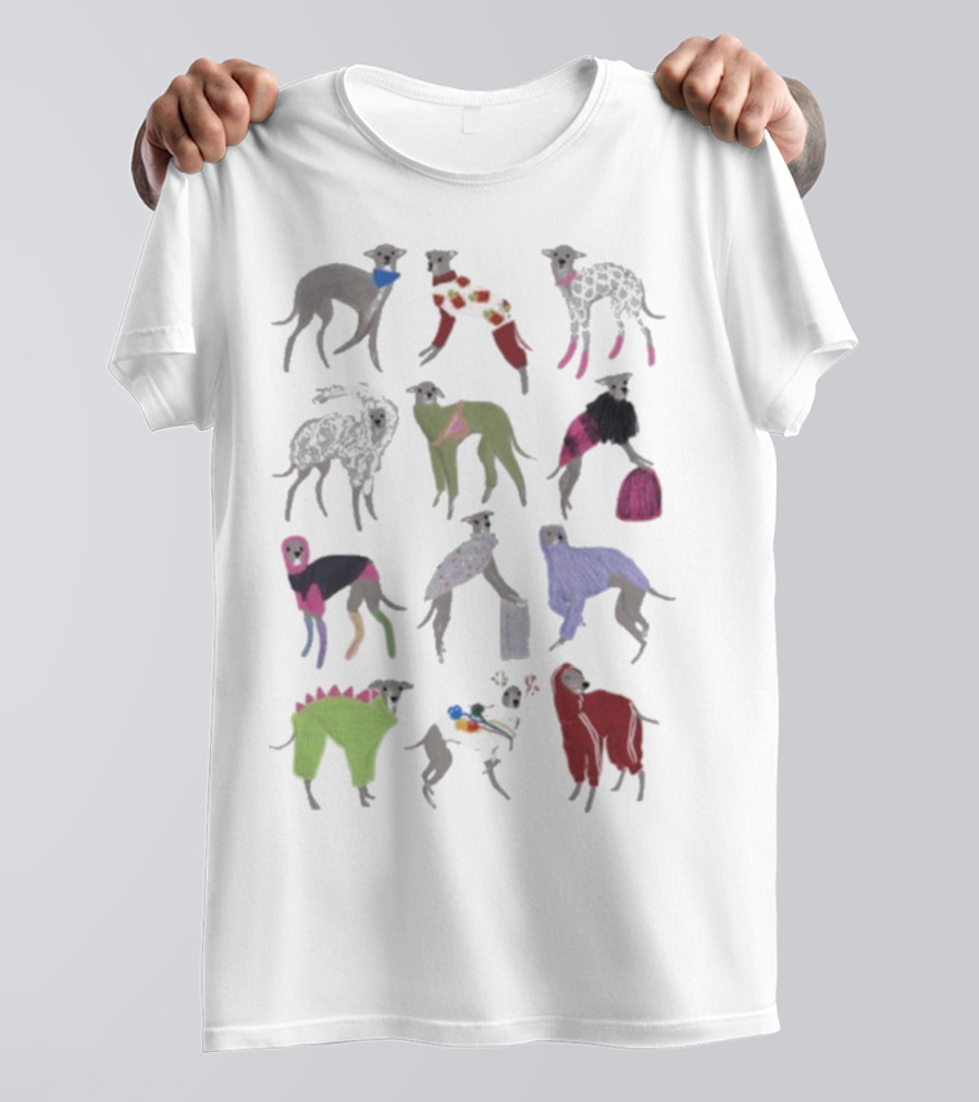 Tika The Iggy Fashion Dogs In Colorful Outfits T-Shirt