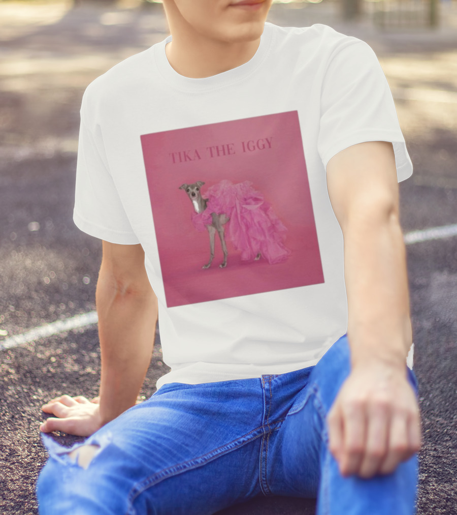 Tika The Iggy Pink Ruffle Fashion Tour T-Shirt