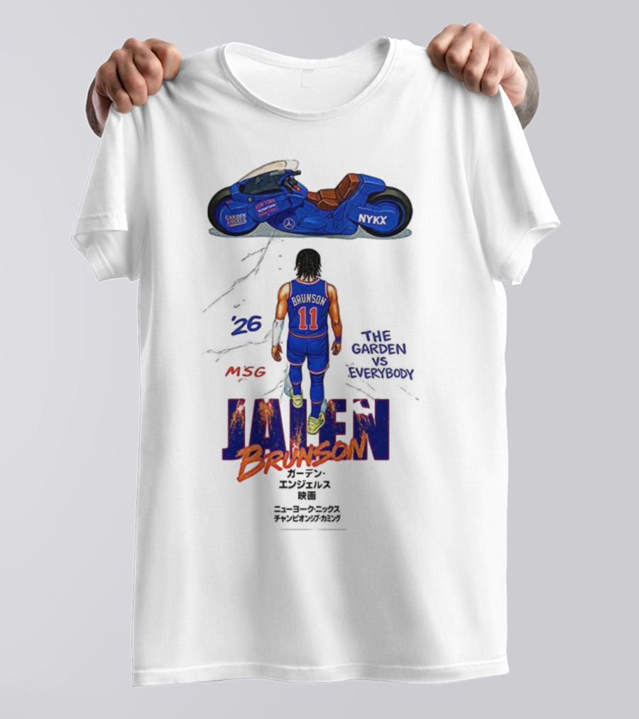 AKIRA Jalen Brunson MSG The Garden Vs Everybody NYKX 11 26 T-Shirt