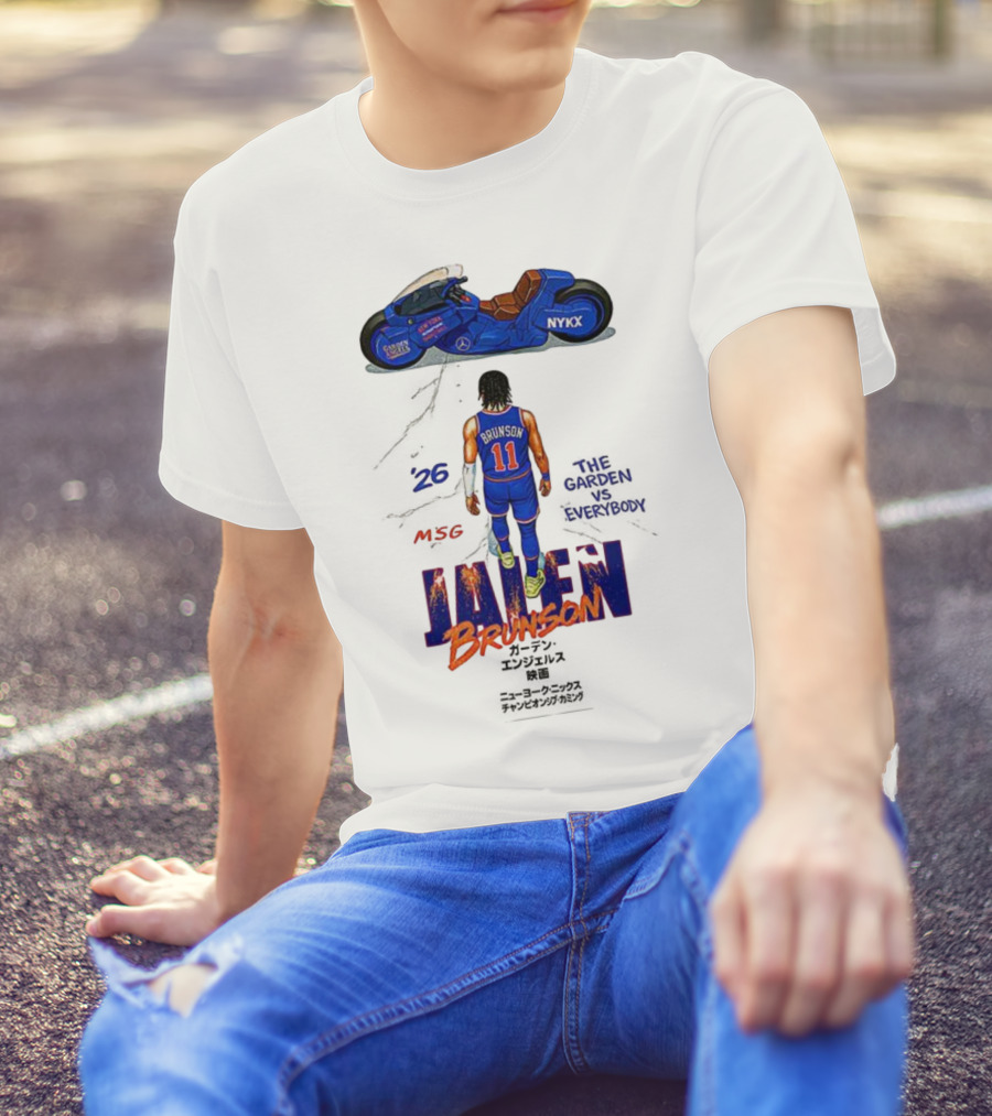 AKIRA Jalen Brunson MSG The Garden Vs Everybody NYKX 11 26 T-Shirt