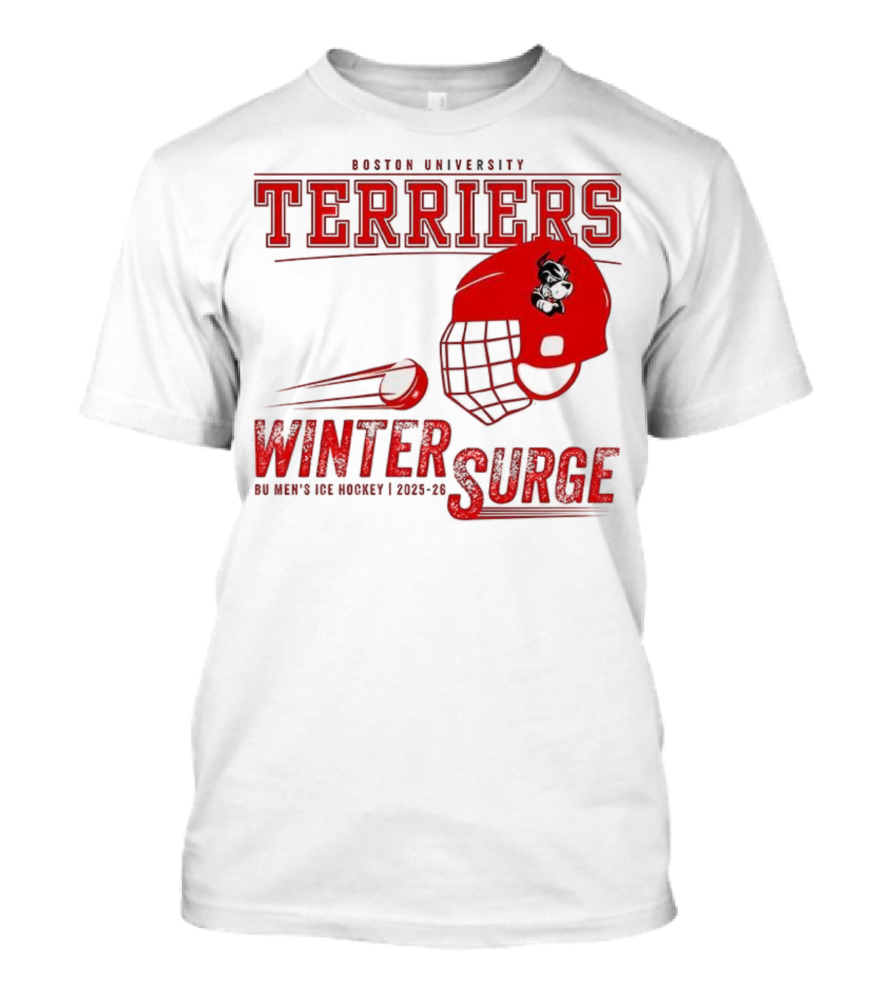 Boston Terriers Hockey Winter Surge 2009-2010 T-Shirt