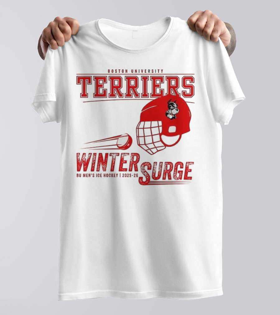 Boston Terriers Hockey Winter Surge 2009-2010 T-Shirt