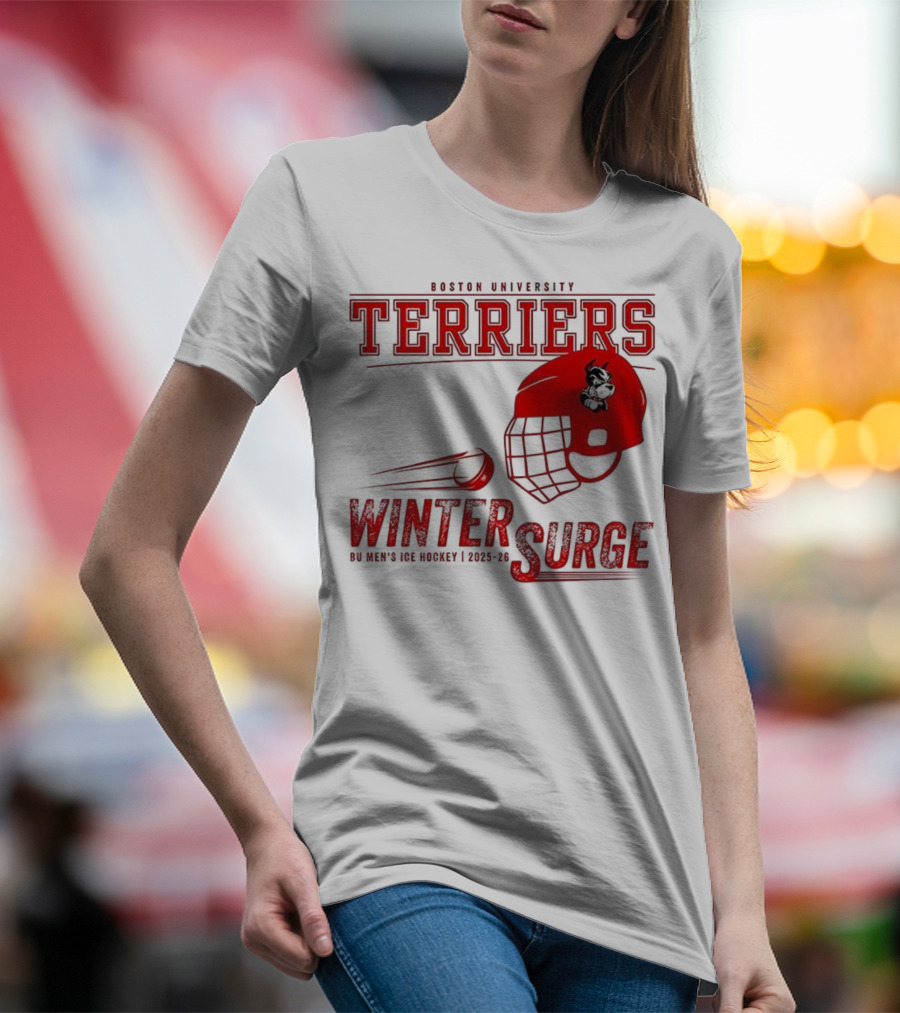 Boston Terriers Hockey Winter Surge 2009-2010 T-Shirt