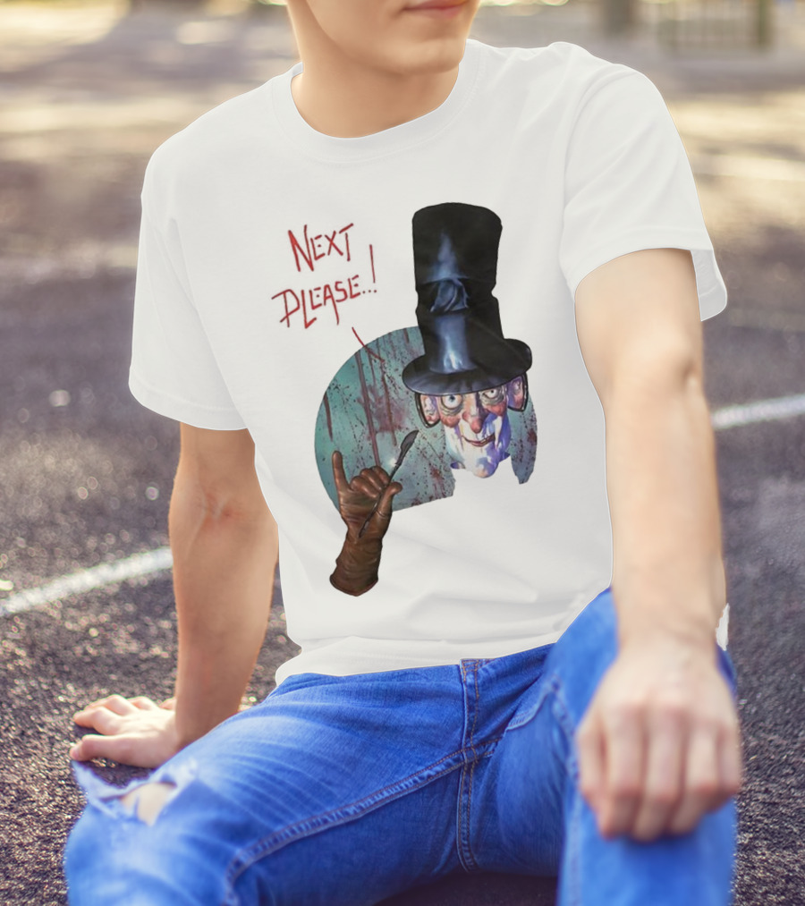 John Bolton1989 Next Please Horror Graffiti Halloween T-Shirt