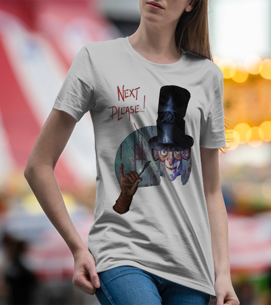 John Bolton1989 Next Please Horror Graffiti Halloween T-Shirt