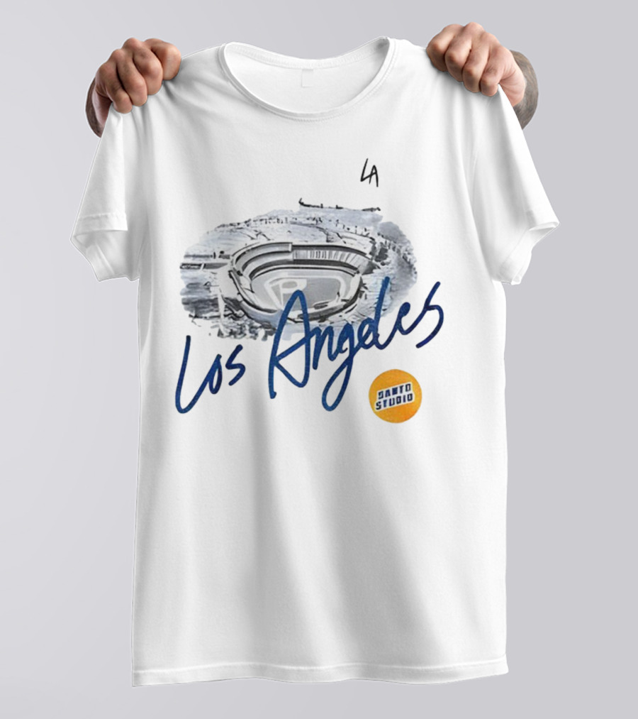 Los Angeles Dodger Stadium Vintage Jarto Studio 1883 Heritage T-Shirt