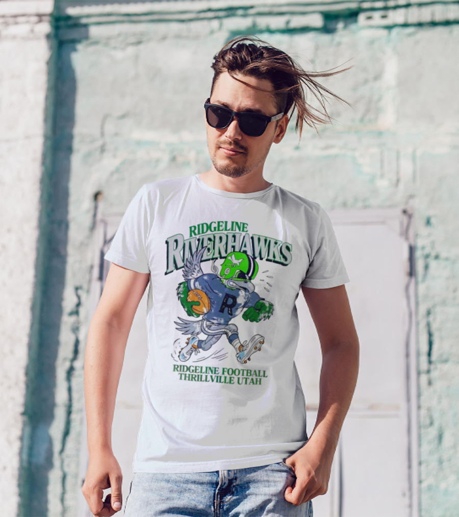 Ridgeline Riverhawks Football Thrillville Utah T-Shirt