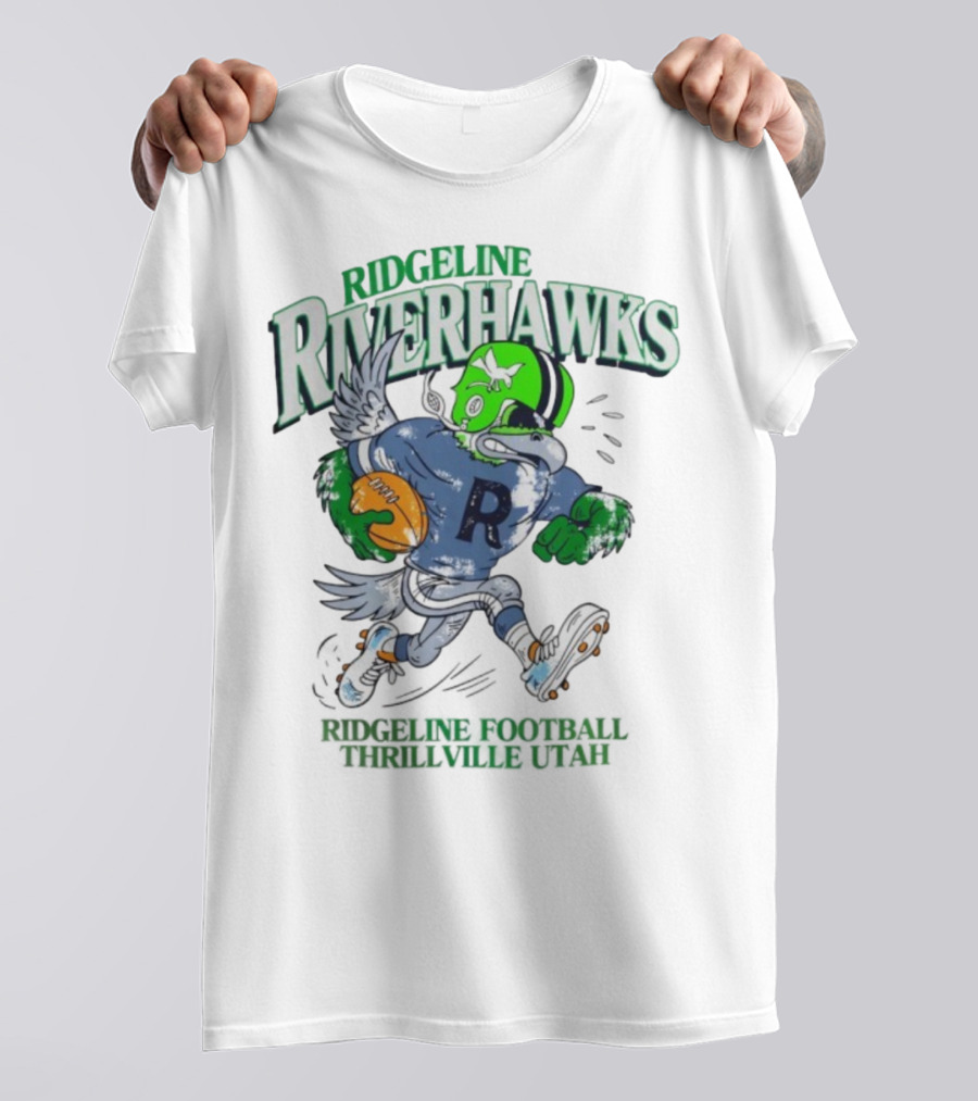 Ridgeline Riverhawks Football Thrillville Utah T-Shirt