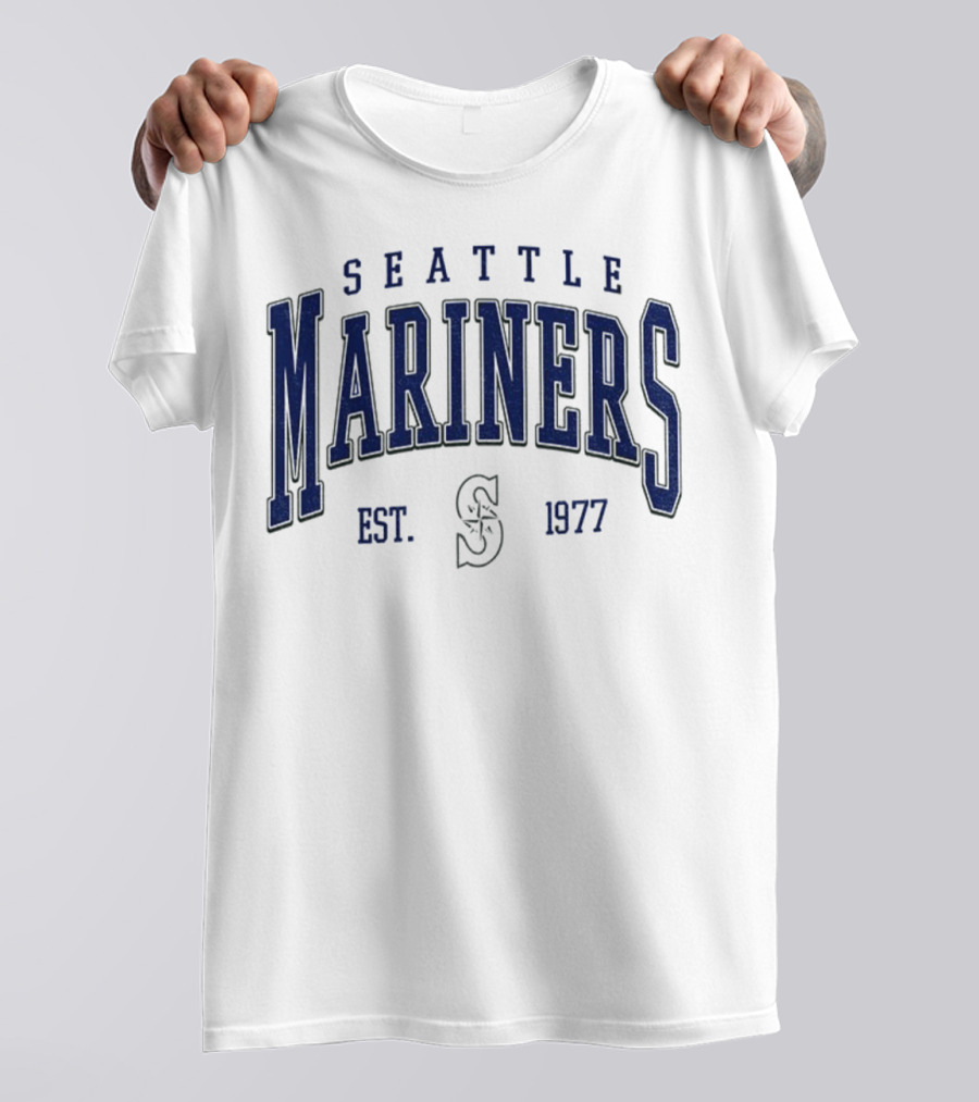 Seattle Mariners Est 1977 Vintage MLB Baseball T-Shirt