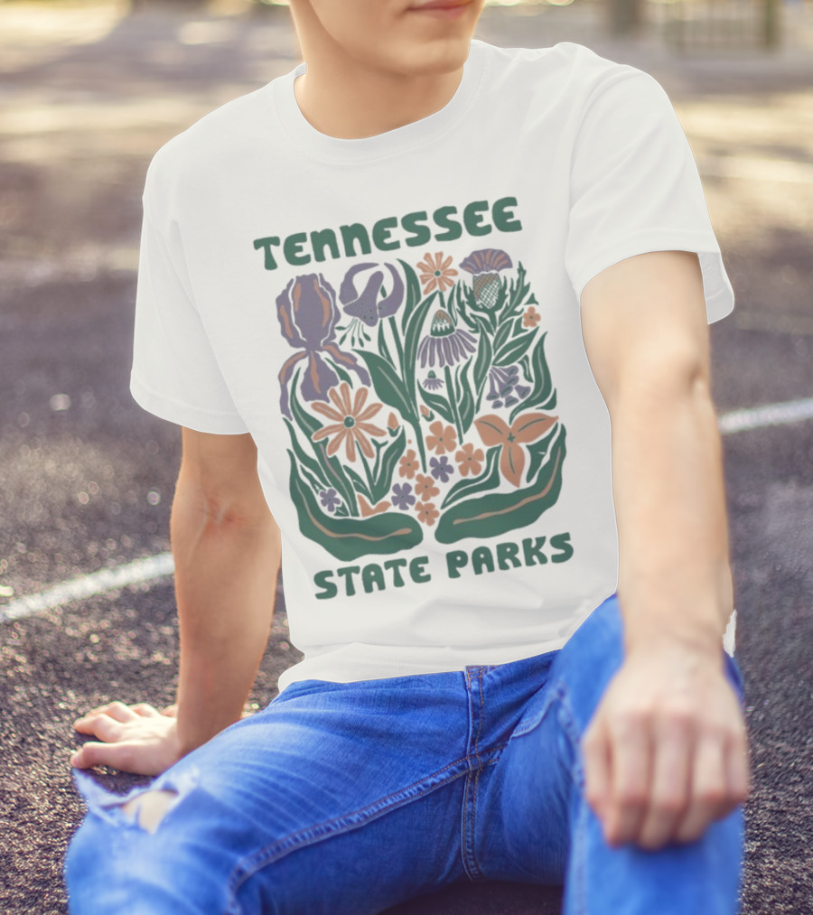 Tennessee State Parks Flowers Wildflower Collection T-Shirt