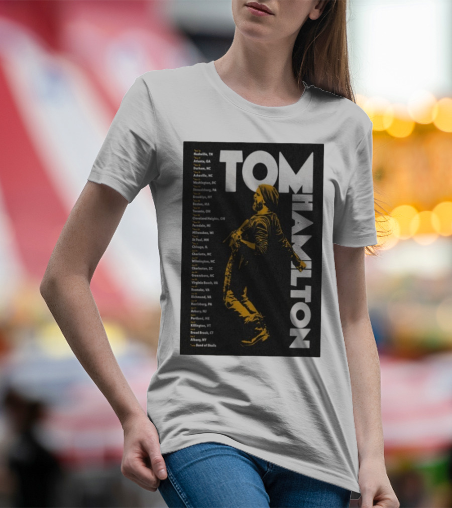 Tom Hamilton Jr Tour 2025 Nashville Atlanta Chicago Brooklyn Dates T-Shirt