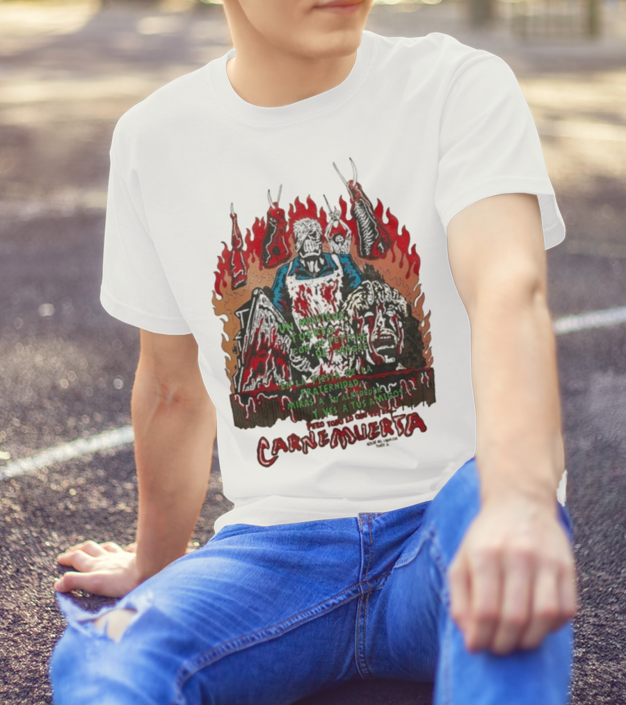 Carne Muerta Halloween Sangre Fraternidad Monstruo T-Shirt