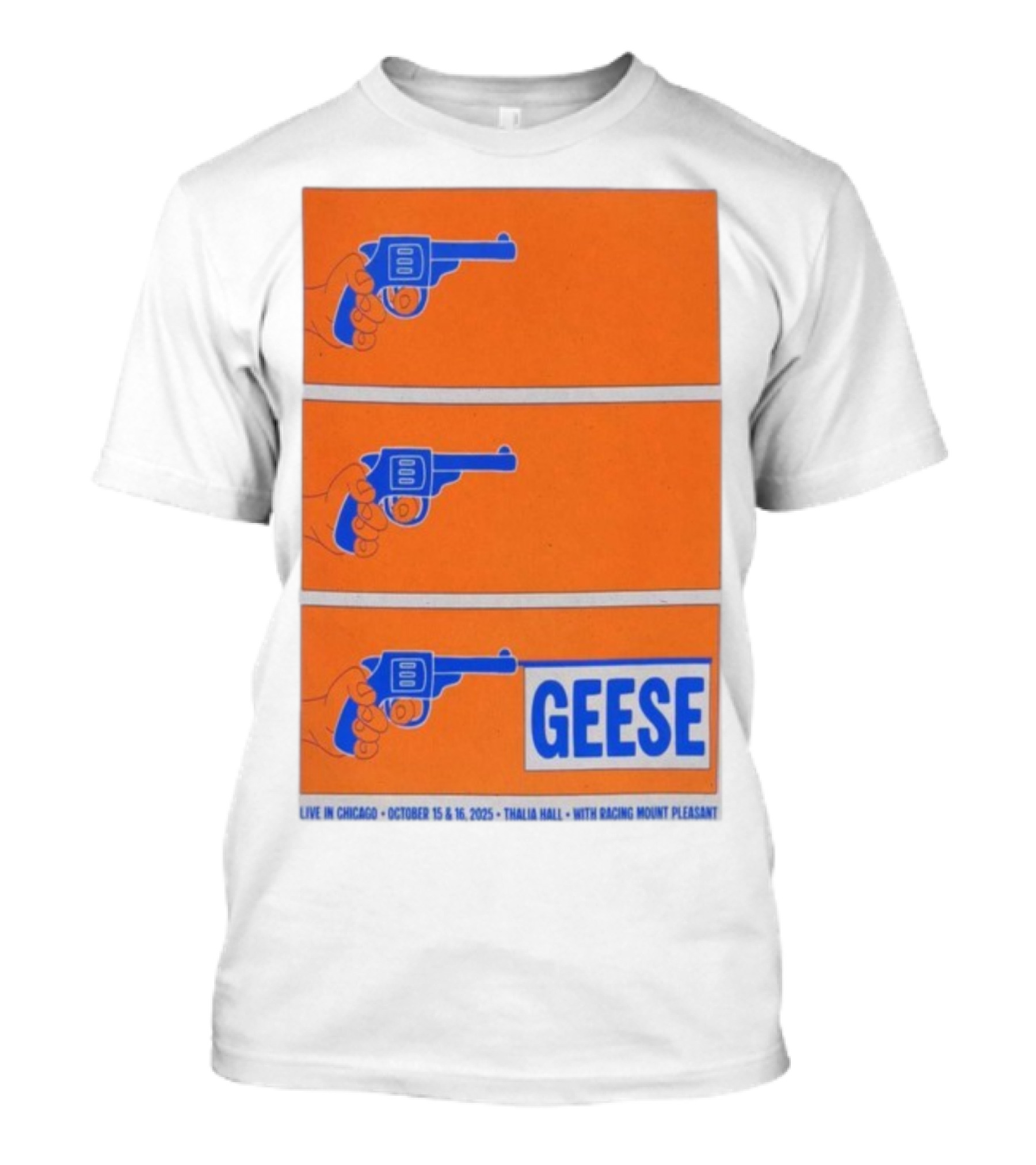 GEESE Live In Chicago Thalia Hall October 15 16 2025 Racing Mount Pleasant T-Shirt