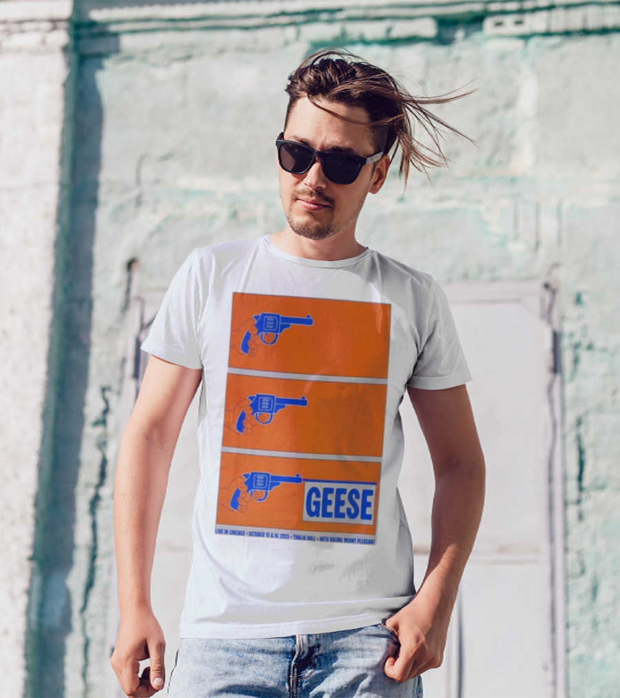GEESE Live In Chicago Thalia Hall October 15 16 2025 Racing Mount Pleasant T-Shirt