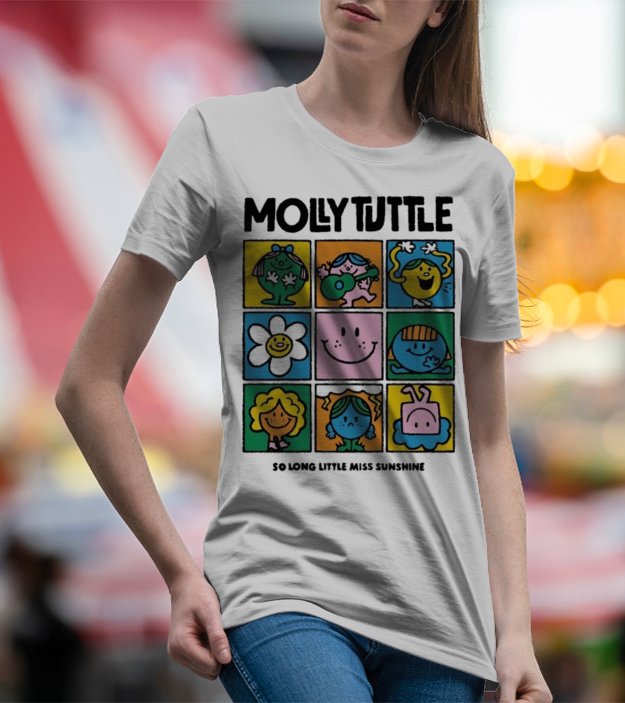 Molly Tuttle So Long Little Miss Sunshine Characters Iconic Pop Art Style T-Shirt
