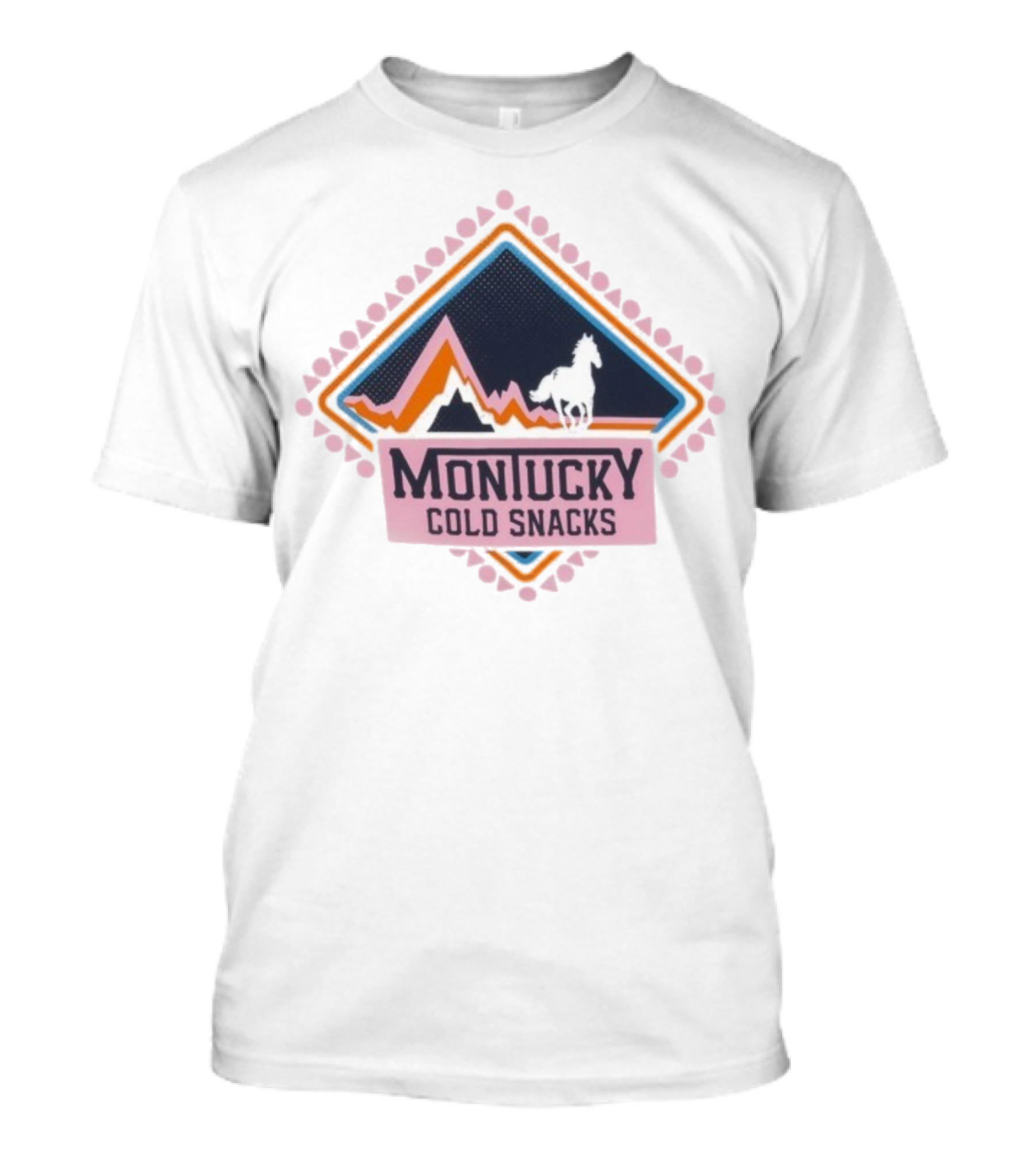 Montucky Cold Snacks Mountain Horse Diamond Scene T-Shirt