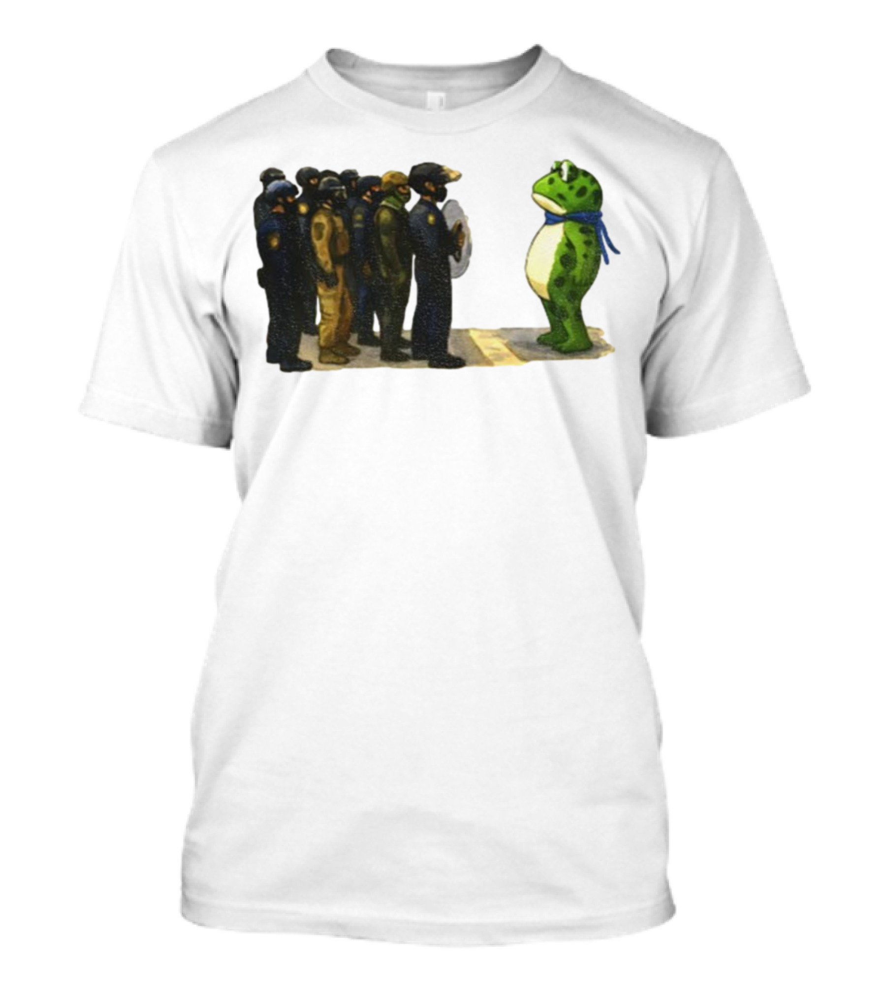 Portland Frog Protest Against ICE Deportation Resistance T-Shirt