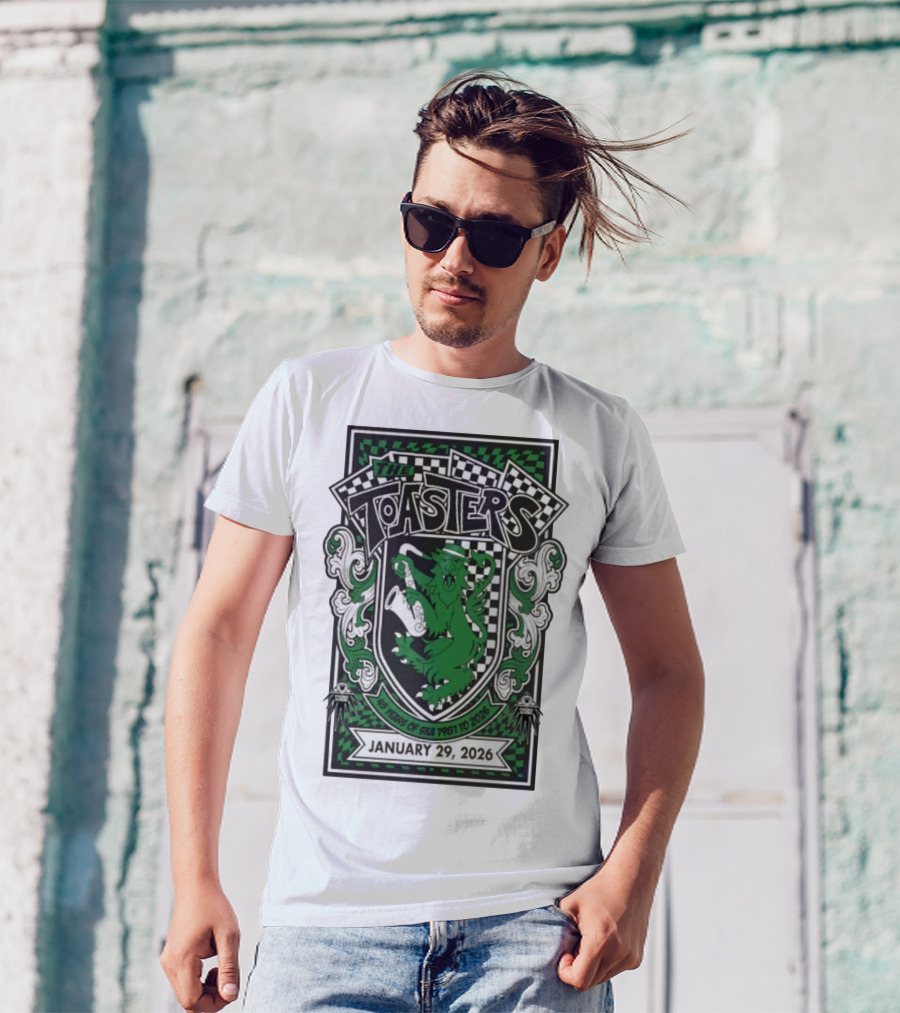 The Toasters Grand Rapids MI January 29 2026 45 Years Of Ska 1981 To 2026 T-Shirt