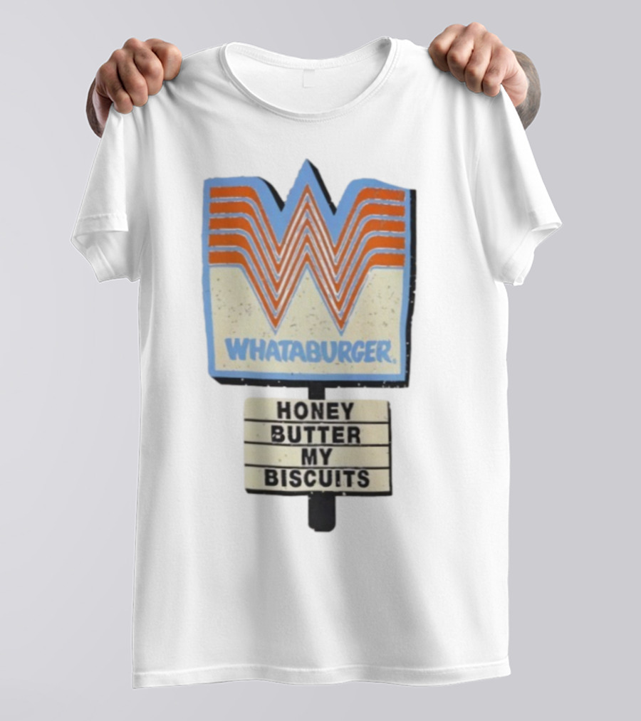 Whataburger Honey Butter My Biscuits Retro Logo T-Shirt