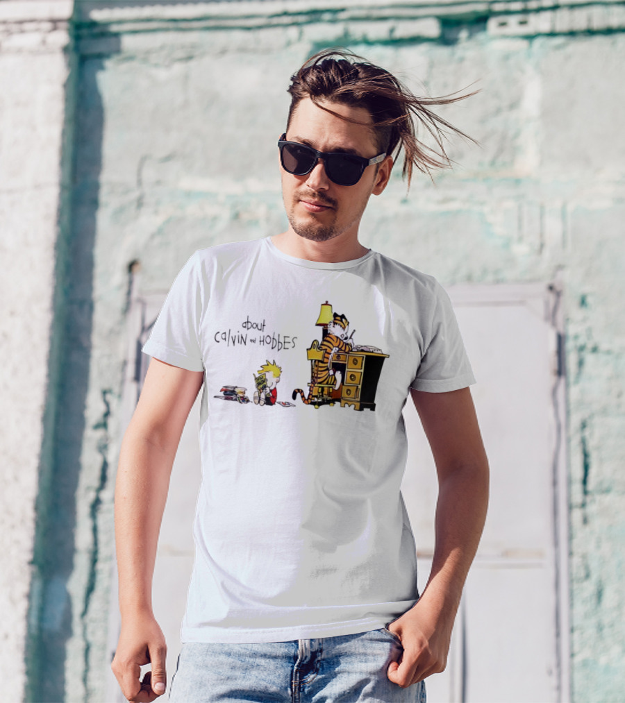 About Calvin And Hobbes Comics Reading And Writing T-Shirt