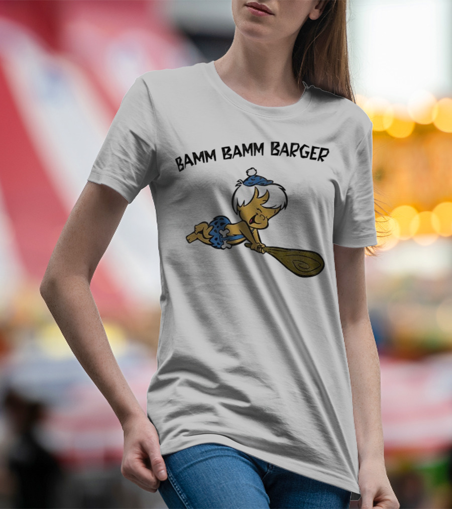 Bamm Bamm Barger The Flintstones Vintage Movie Icon T-Shirt