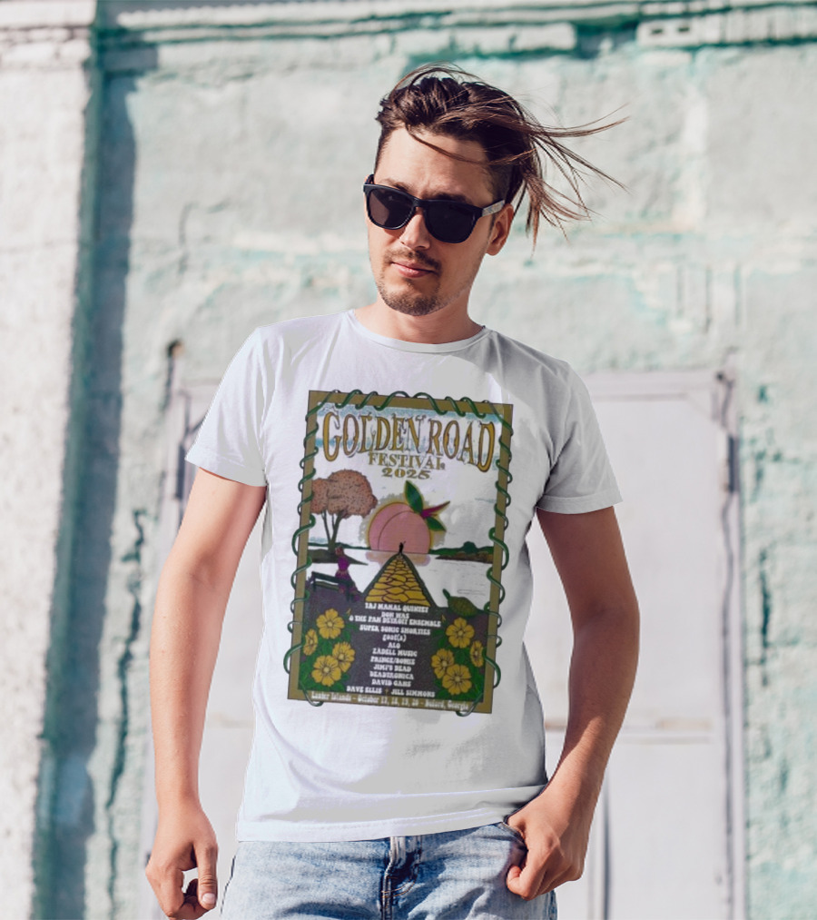 Golden Road Festival Buford Georgia October 17-20 2025 Taj Mahal Quintet Concert Event T-Shirt