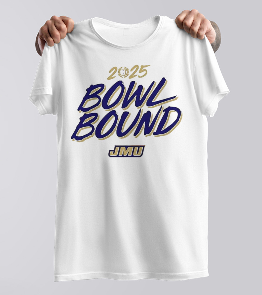 2025 Bowl Bound JMU James Madison Dukes T-Shirt