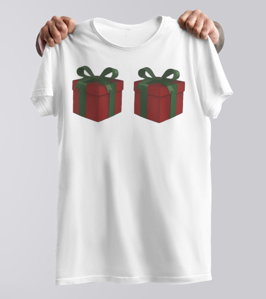 Just Here For The Presents Gifts Holiday Humor T-Shirt
