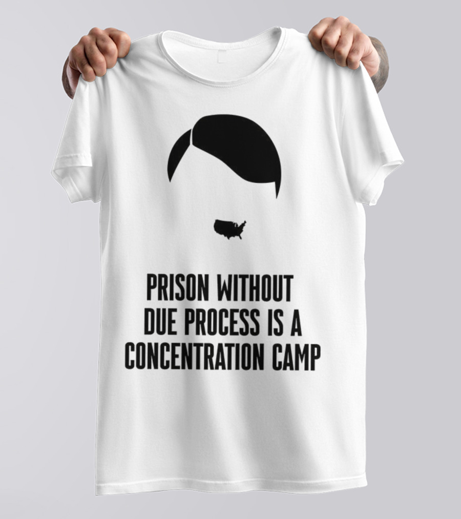 Prison Without Due Process Is A Concentration Camp Face Icon Illustration T-Shirt