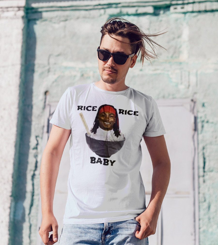 Rashee Rice Rice Baby Bowl Chopsticks Headband T-Shirt