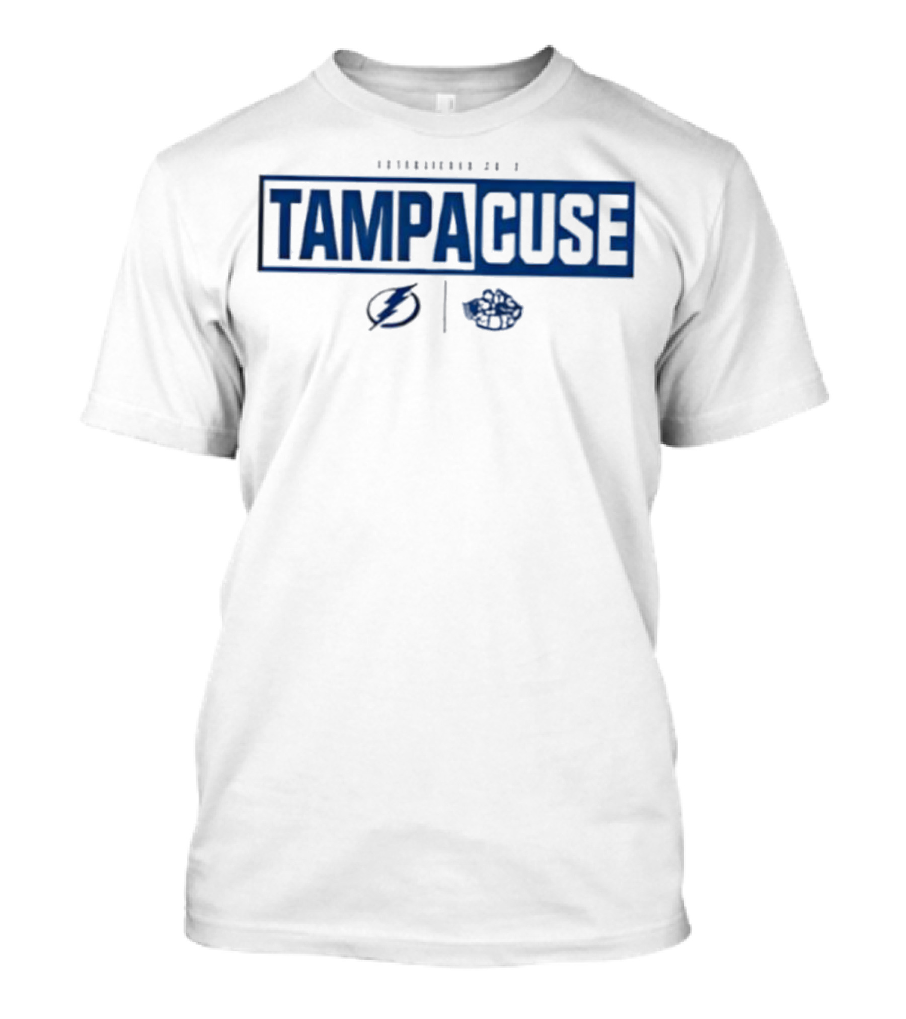 TampaCuse Syracuse Crunch And Tampa Bay Lightning Collaboration T-Shirt
