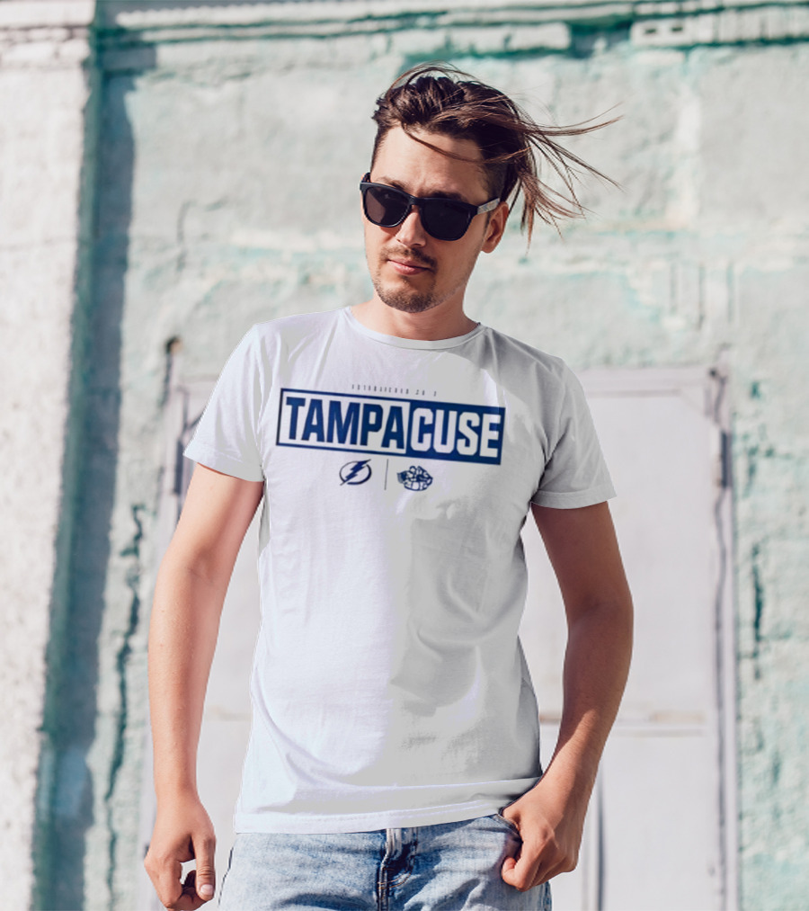TampaCuse Syracuse Crunch And Tampa Bay Lightning Collaboration T-Shirt