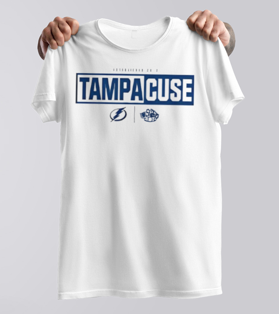 TampaCuse Syracuse Crunch And Tampa Bay Lightning Collaboration T-Shirt