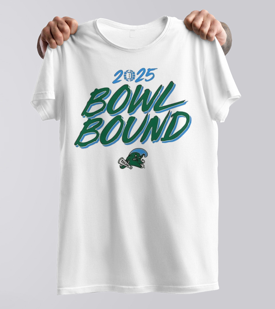 2025 Tulane Green Wave Bowl Bound T-Shirt