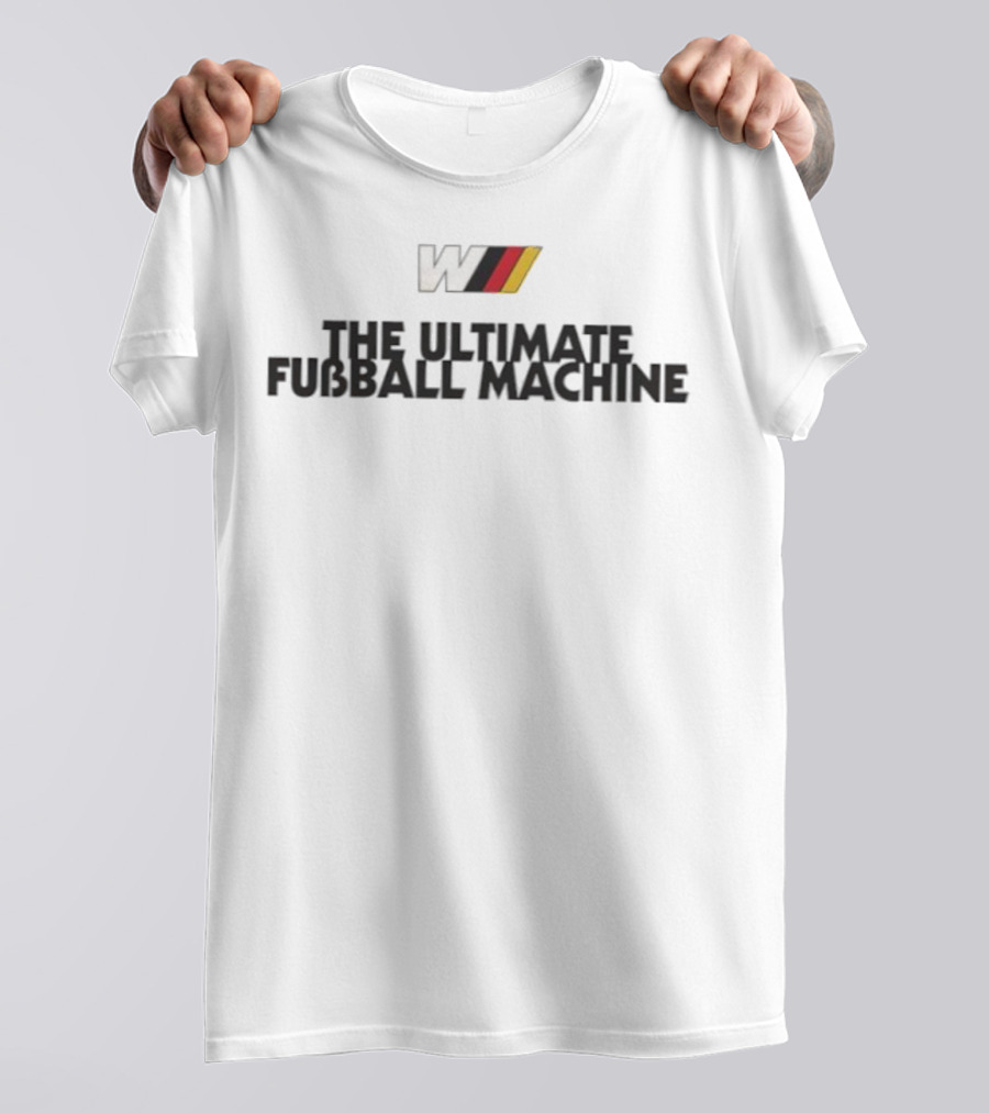 Ultimate Fußball Machine W Logo Germany Colors T-Shirt