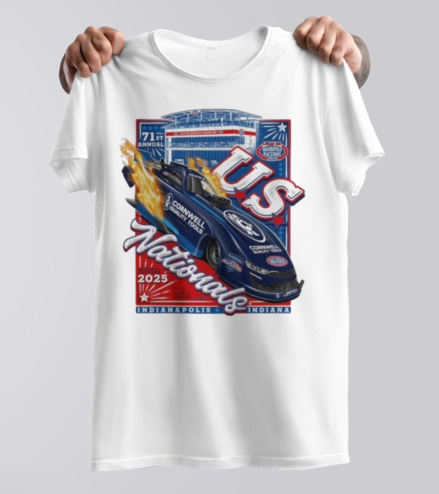 71st Annual Cornwell Quality Tools U.S. Nationals 2025 Indianapolis Raceway Park Indiana Event T-Shirt