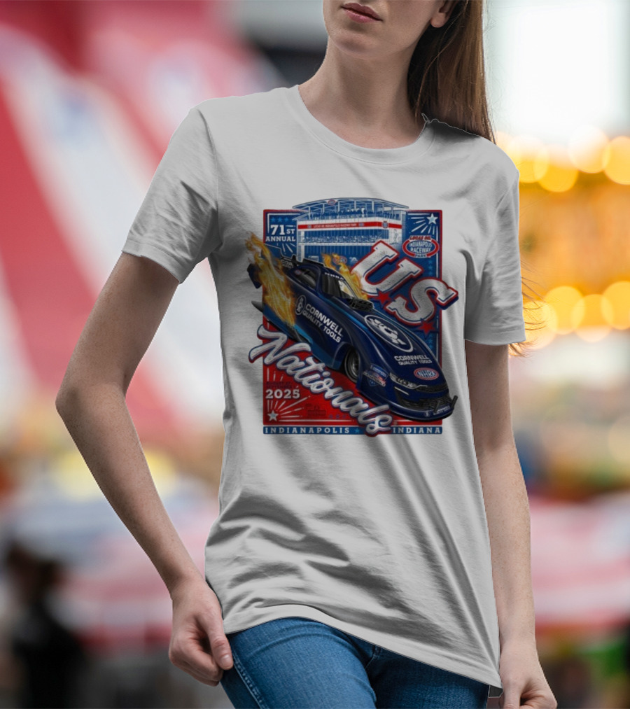 71st Annual Cornwell Quality Tools U.S. Nationals 2025 Indianapolis Raceway Park Indiana Event T-Shirt