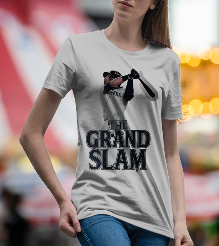 Eugenio Suárez Seattle Mariners The Grand Slam MLB Baseball T-Shirt